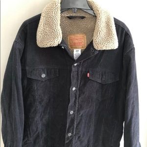 Men’s Levi’s Corduroy Sherpa Trucker Jacker Sz. XL